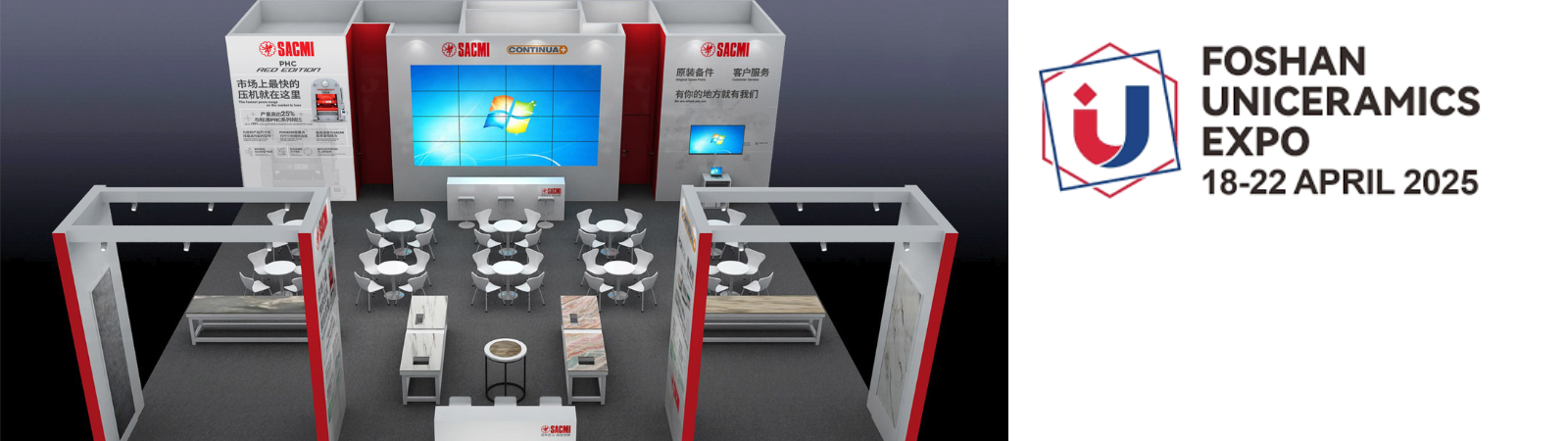 Speed and control: SACMI @ Foshan Uniceramics Expo 2025